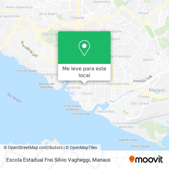 Escola Estadual Frei Silvio Vagheggi mapa