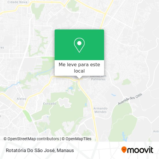 Rotatória Do São José mapa