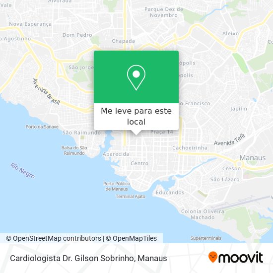 Cardiologista Dr. Gilson Sobrinho mapa
