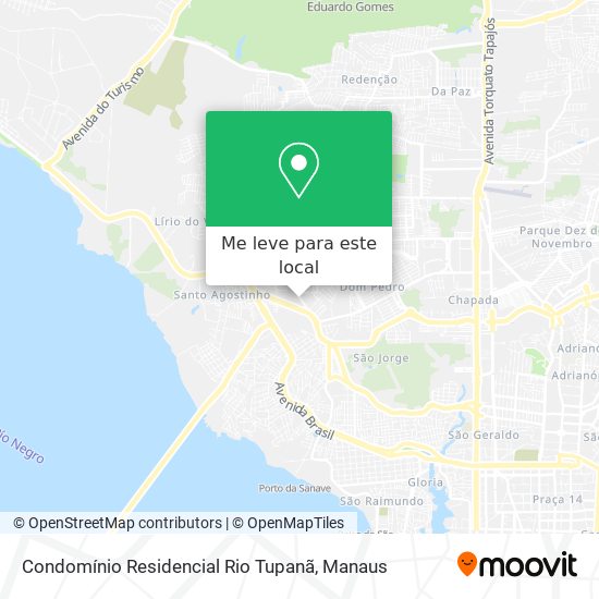 Condomínio Residencial Rio Tupanã mapa