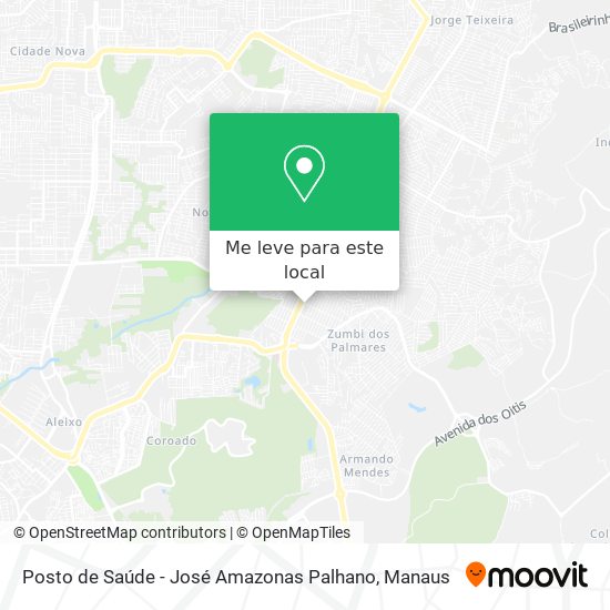 Posto de Saúde - José Amazonas Palhano mapa