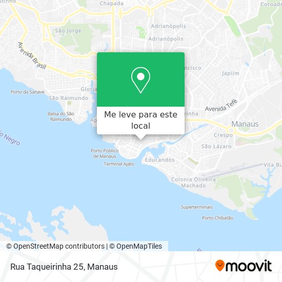 Rua Taqueirinha 25 mapa