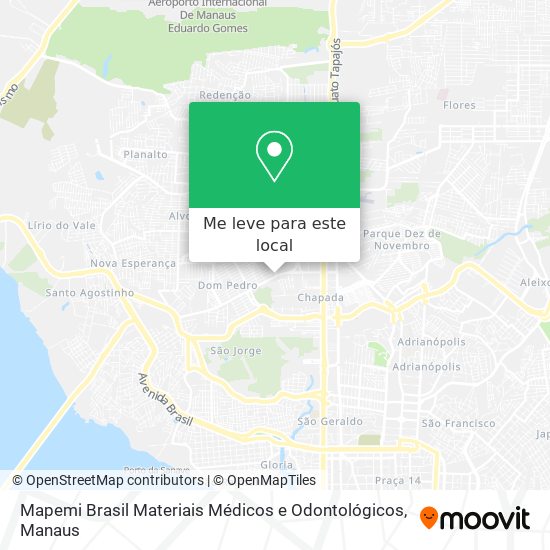 Mapemi Brasil Materiais Médicos e Odontológicos mapa