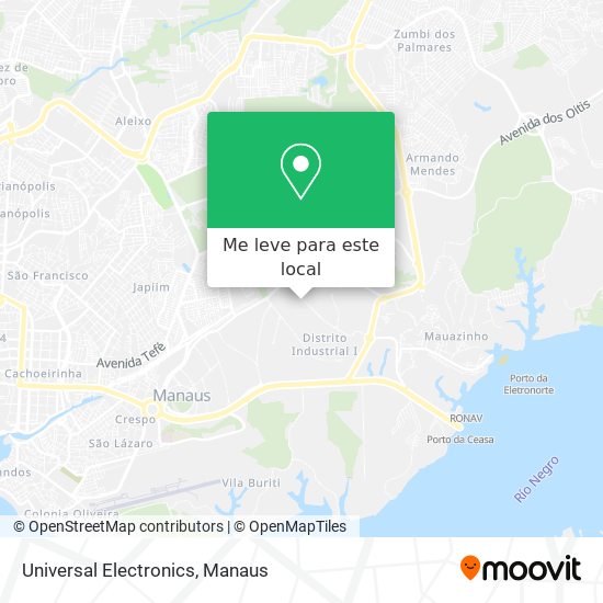 Universal Electronics mapa