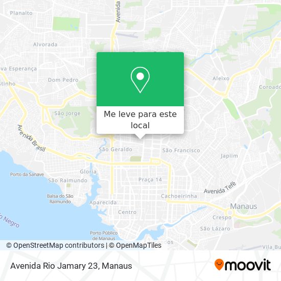 Avenida Rio Jamary 23 mapa