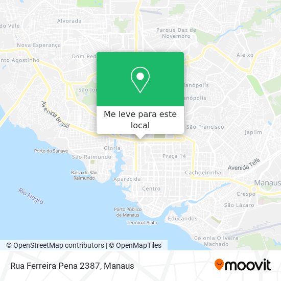 Rua Ferreira Pena 2387 mapa