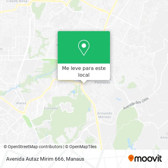 Avenida Autaz Mirim 666 mapa