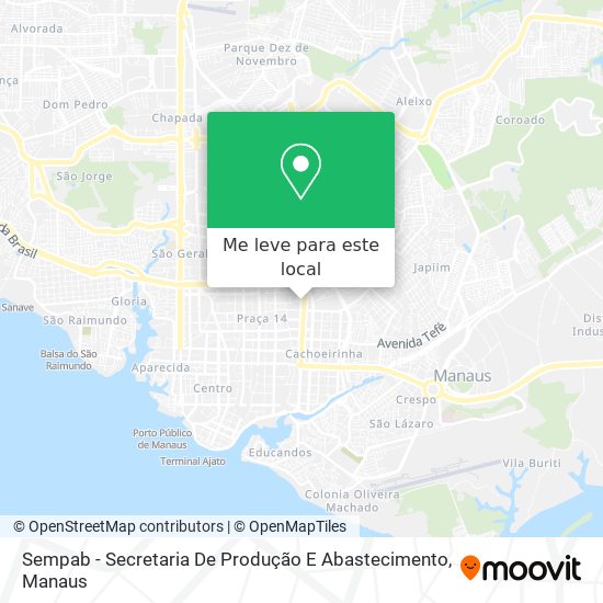 Sempab - Secretaria De Produção E Abastecimento mapa