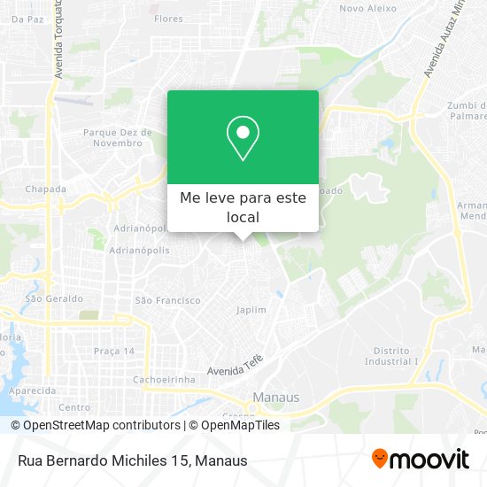 Rua Bernardo Michiles 15 mapa