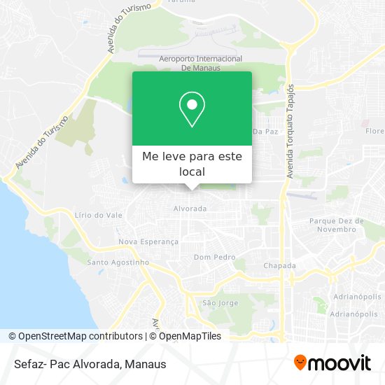 Sefaz- Pac Alvorada mapa