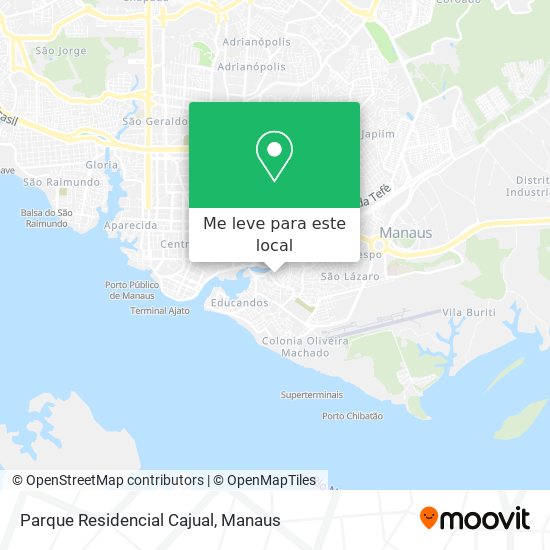 Parque Residencial Cajual mapa