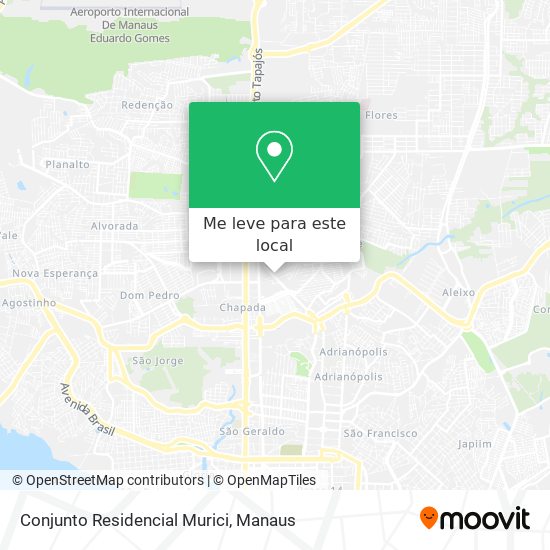 Conjunto Residencial Murici mapa