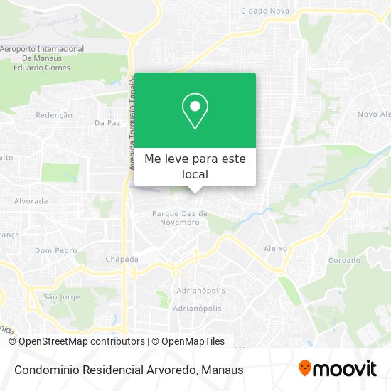 Condominio Residencial Arvoredo mapa