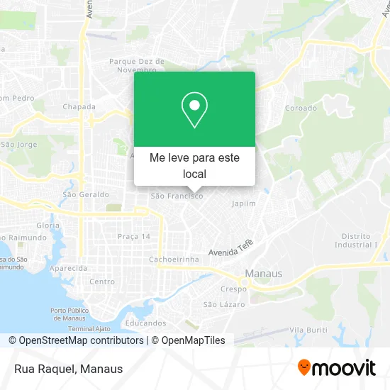 Rua Raquel mapa