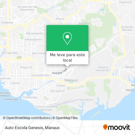 Auto Escola Genesis mapa
