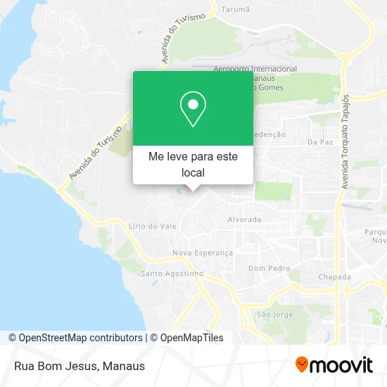 Rua Bom Jesus mapa