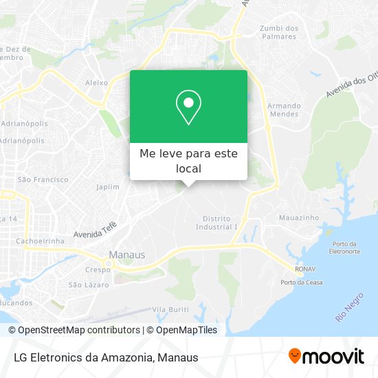 LG Eletronics da Amazonia mapa