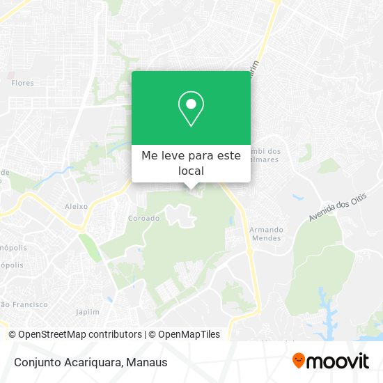 Conjunto Acariquara mapa