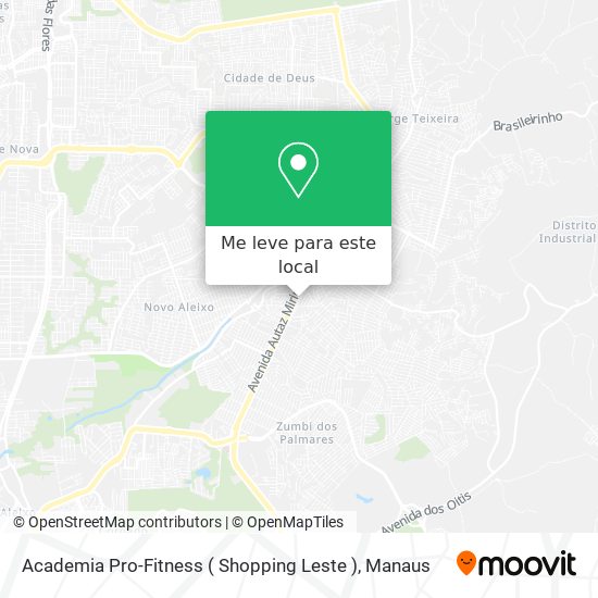 Academia Pro-Fitness ( Shopping Leste ) mapa