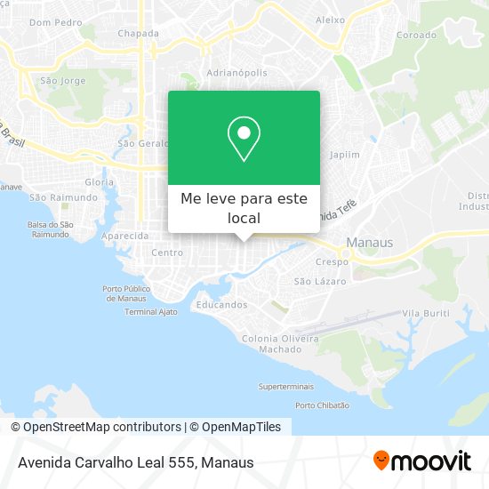 Avenida Carvalho Leal 555 mapa