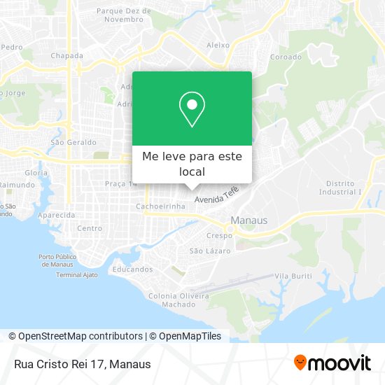 Rua Cristo Rei 17 mapa