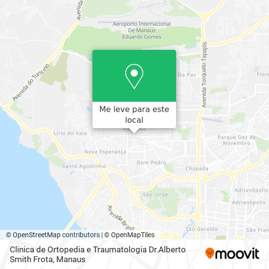 Clinica de Ortopedia e Traumatologia Dr.Alberto Smith Frota mapa