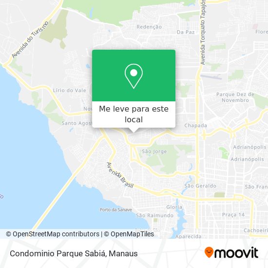 Condominio Parque Sabiá mapa
