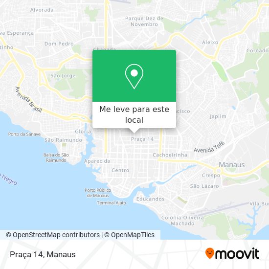 Praça 14 mapa