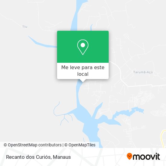 Recanto dos Curiós mapa