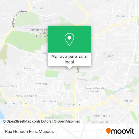 Rua Henoch Réis mapa