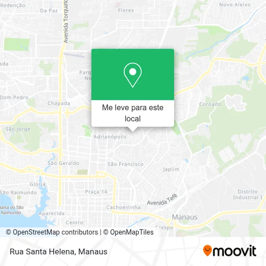Rua Santa Helena mapa