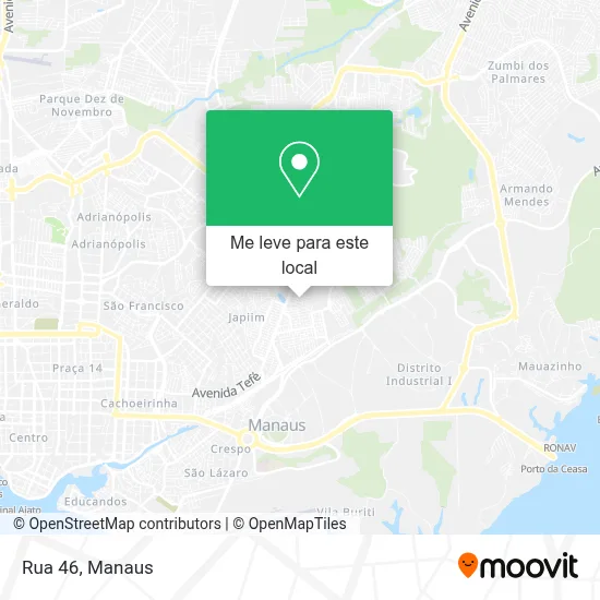 Rua 46 mapa