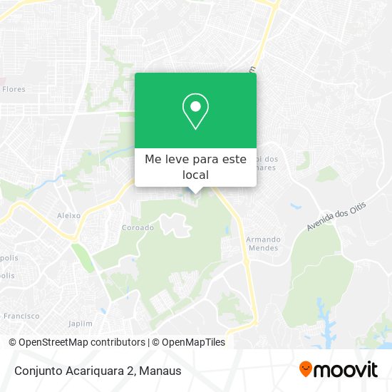 Conjunto Acariquara 2 mapa