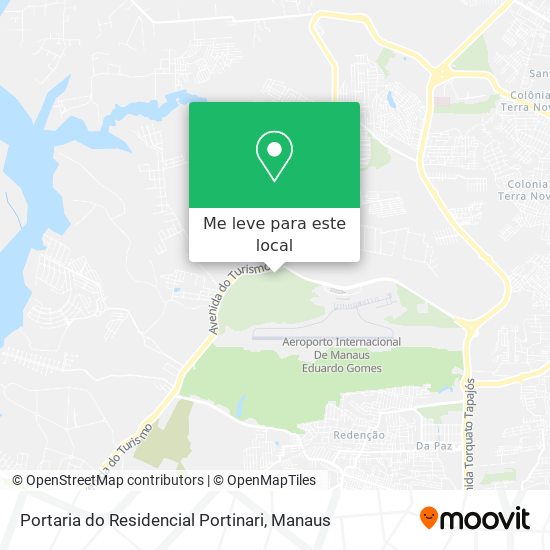 Portaria do Residencial Portinari mapa