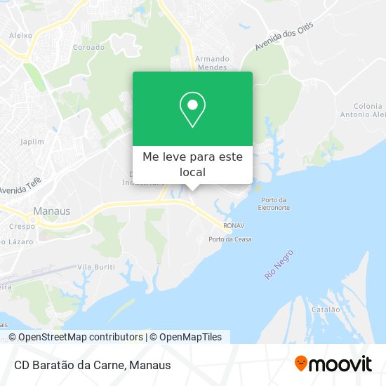 CD Baratão da Carne mapa