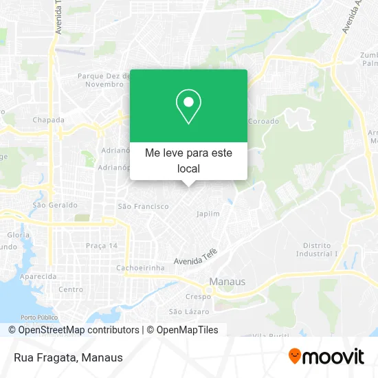 Rua Fragata mapa