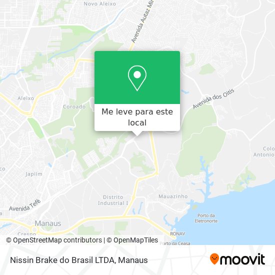 Nissin Brake do Brasil LTDA mapa