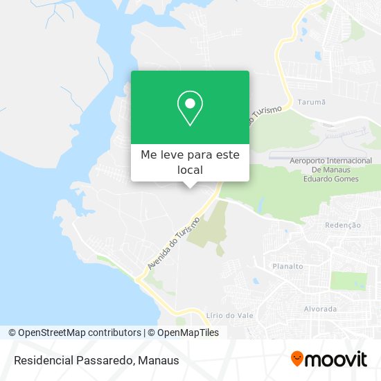 Residencial Passaredo mapa