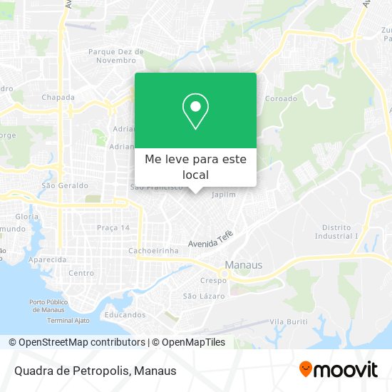 Quadra de Petropolis mapa
