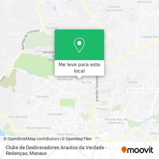 Clube de Desbravadores Arautos da Verdade - Redençao mapa