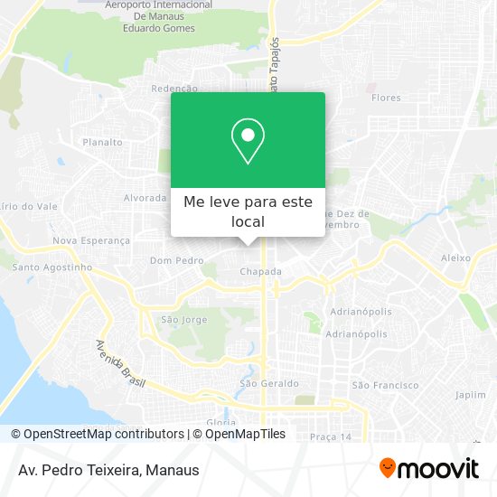 Av. Pedro Teixeira mapa