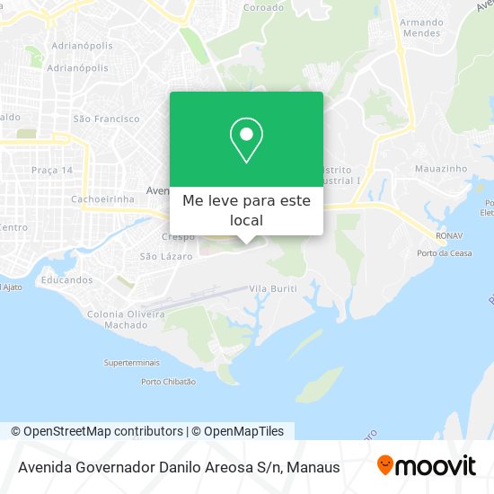 Avenida Governador Danilo Areosa S / n mapa