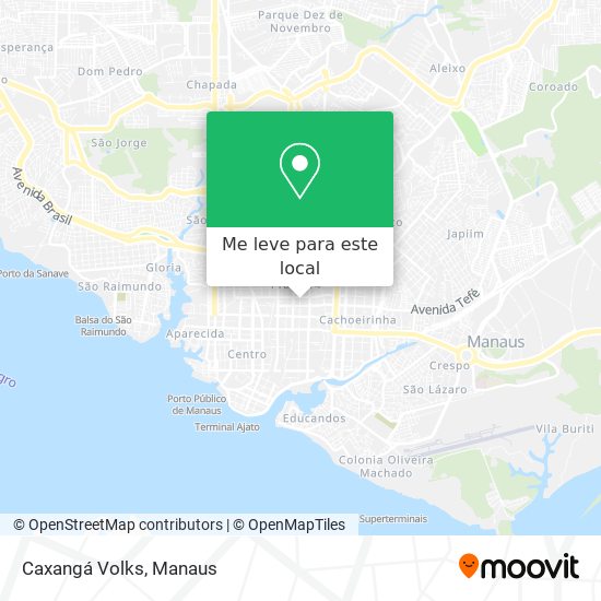 Caxangá Volks mapa