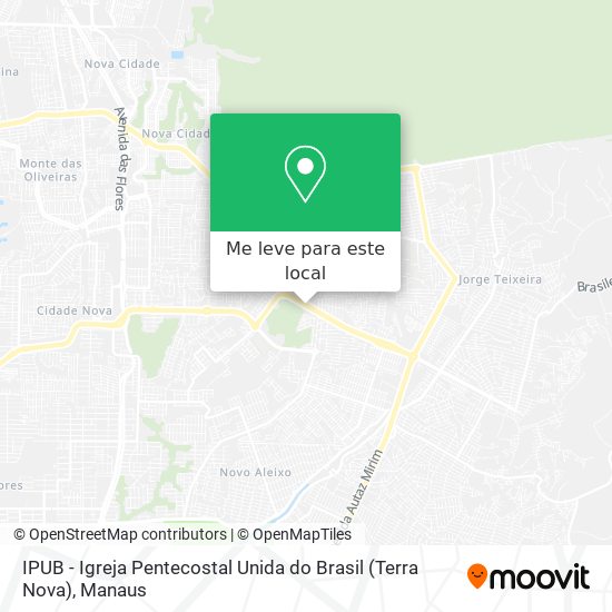 IPUB - Igreja Pentecostal Unida do Brasil (Terra Nova) mapa