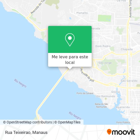 Rua Teixeirao mapa
