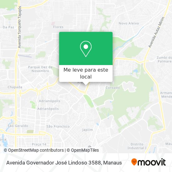 Avenida Governador José Lindoso 3588 mapa