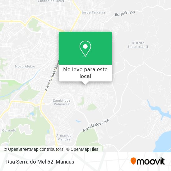 Rua Serra do Mel 52 mapa