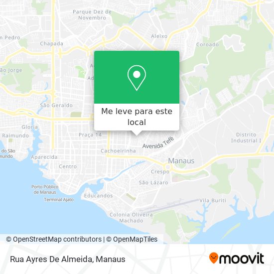 Rua Ayres De Almeida mapa