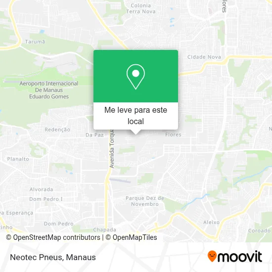 Neotec Pneus mapa