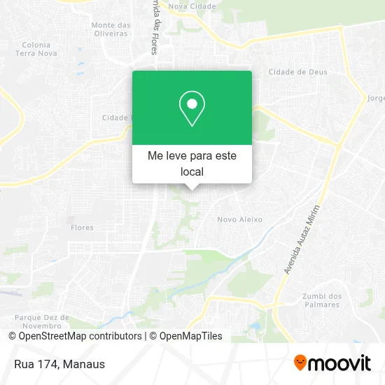 Rua 174 mapa